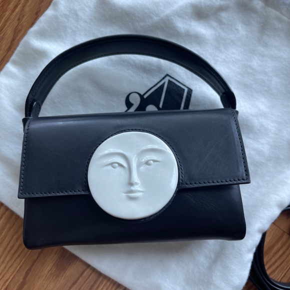 Andrés Gallardo Moon Face Leather Bag - Picture 3 of 9